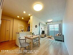 東武野田線 六実駅 徒歩3分の賃貸アパート 1階1LDKのリビング/ダイニング