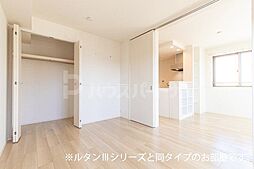 東武野田線 六実駅 徒歩12分の賃貸アパート 2階2LDKのリビング/ダイニング