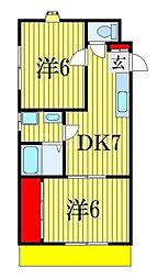 間取図画像 2DK