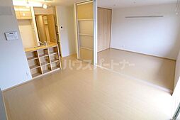 京成松戸線 みのり台駅 徒歩8分の賃貸アパート 2階2LDKのリビング/ダイニング