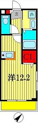 グラン・リーオ ワンルームの間取図画像