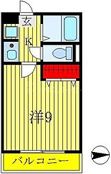 Kiaraシティ3 1Kの間取図画像