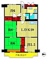 マンション沼南エリカ7号棟5階7.7万円