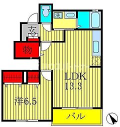 間取図画像 1LDK