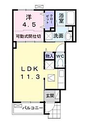 間取図画像 1LDK