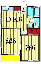 間取図画像 2DK
