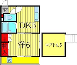 間取図画像 1DK