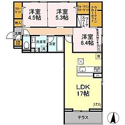 コンフォルト 3LDKの間取図画像