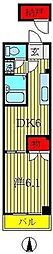 アーク・ドエル 1DKの間取図画像