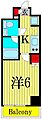 LIVCITYAYASEWEST5階6.6万円