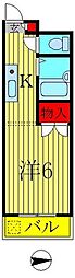 ＢＬＤ　ＳＡＴＯ 4階1Kの間取り