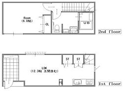 東堀切1丁目新築計画 106 1階1LDKの間取り