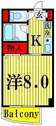 間取図画像 1K