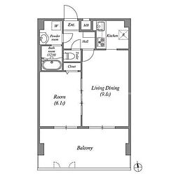 間取図画像 1LDK