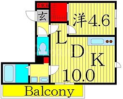 間取図画像 1LDK