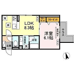 間取図画像 1LDK