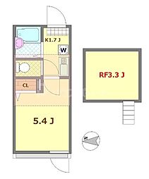 (仮称)リブ南花畑3丁目 1Kの間取図画像
