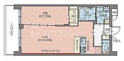 プレジオ北綾瀬ASIAN 1LDKの間取図画像