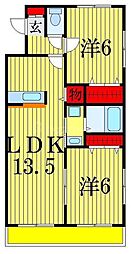 アイ・ホームズ 2LDKの間取図画像