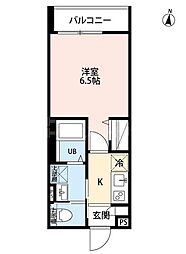 robot home 青井 1Kの間取図画像