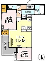 物件の間取り