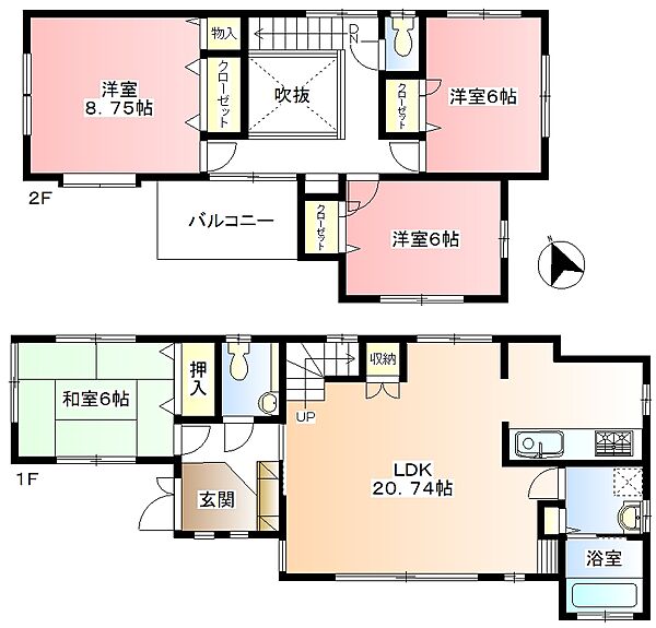 間取りを拡大表示