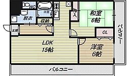 アーべインコート 2階