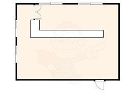 ユタカビル ワンルームの間取図画像