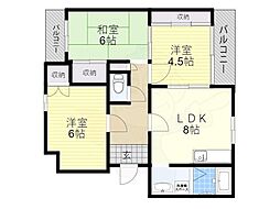 間取図画像 3LDK