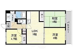 パラディアンフレール 2階