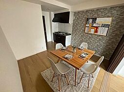 フィアスコート北助松1 3階1LDKのリビング/ダイニング