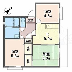 ブランヴェール東助松 1階