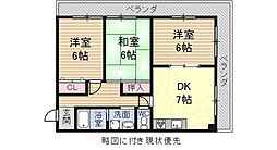 サンロード曽根 3DKの間取図画像