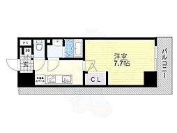 堺市西区鳳東町4丁マンション 1Kの間取図画像