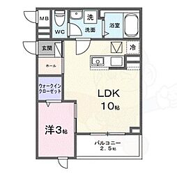 東羽衣6丁目アパート 1階
