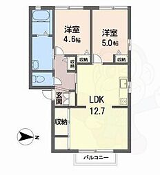 ジョイフルハイツ富木 2階