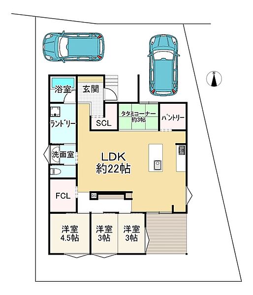 間取りを拡大表示