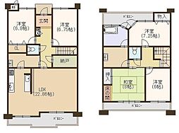 グリーンコープ羽曳野 5SLDKの間取図画像
