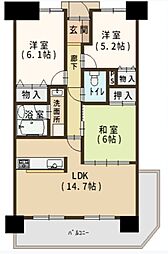 間取図画像 3LDK