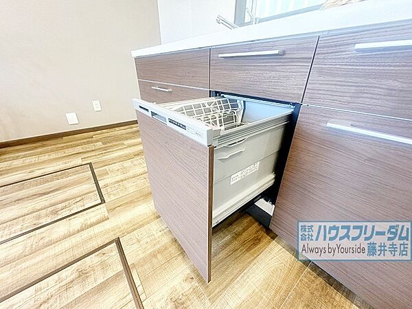 食洗機完備。手洗いよりも時間の節約ができます！