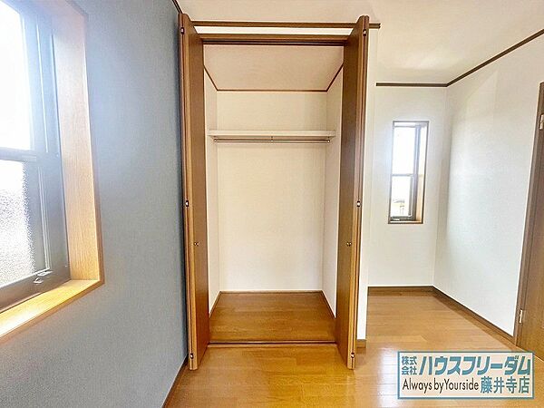 各居室収納確保されていますのでお部屋を広く使えます