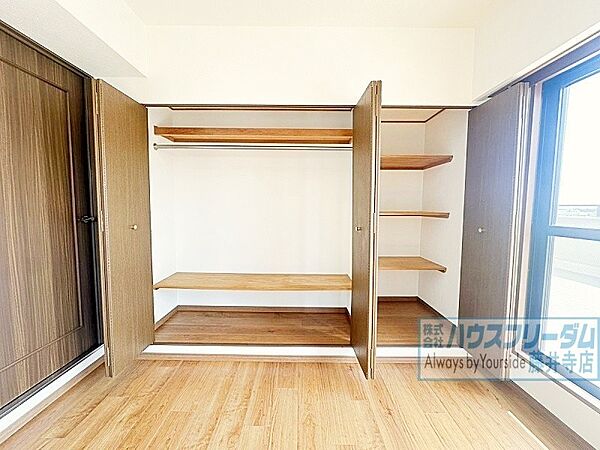 各居室収納確保されていますのでお部屋を広く使えます