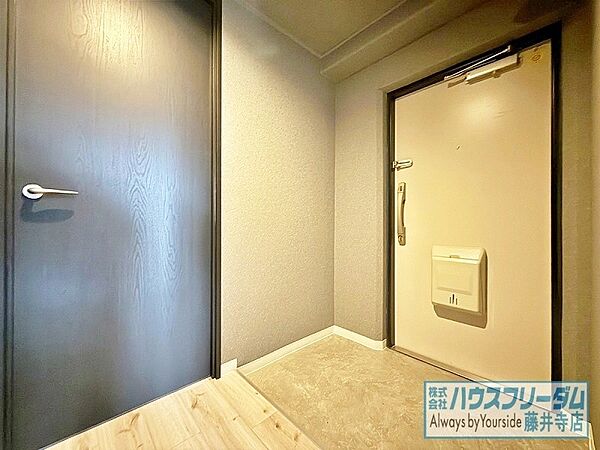 すっきりとした玄関まわり