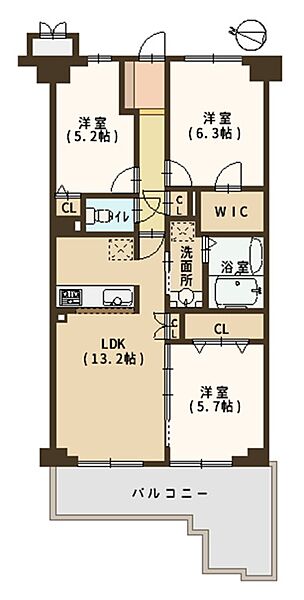 間取りを拡大表示