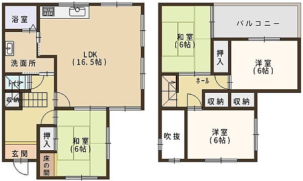 間取りを拡大表示