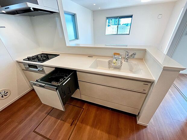 カウンターキッチン、食洗機付