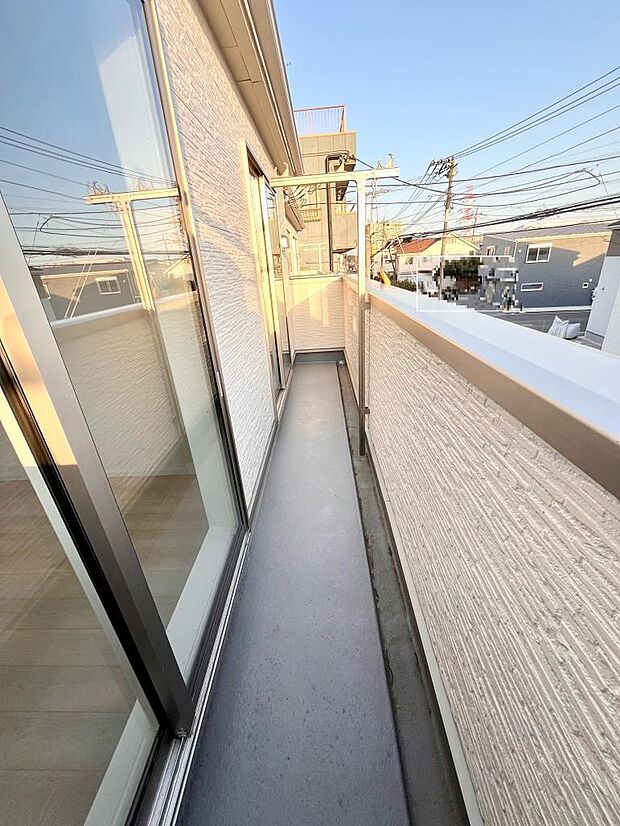 南向きバルコニー