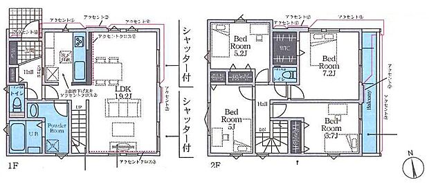 4LDK、ＬＤＫ19.2帖