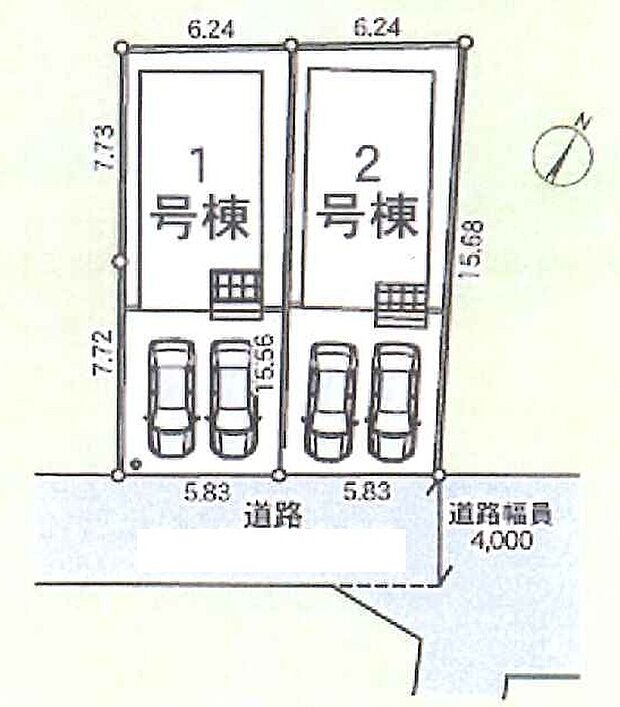 区画図、整形地