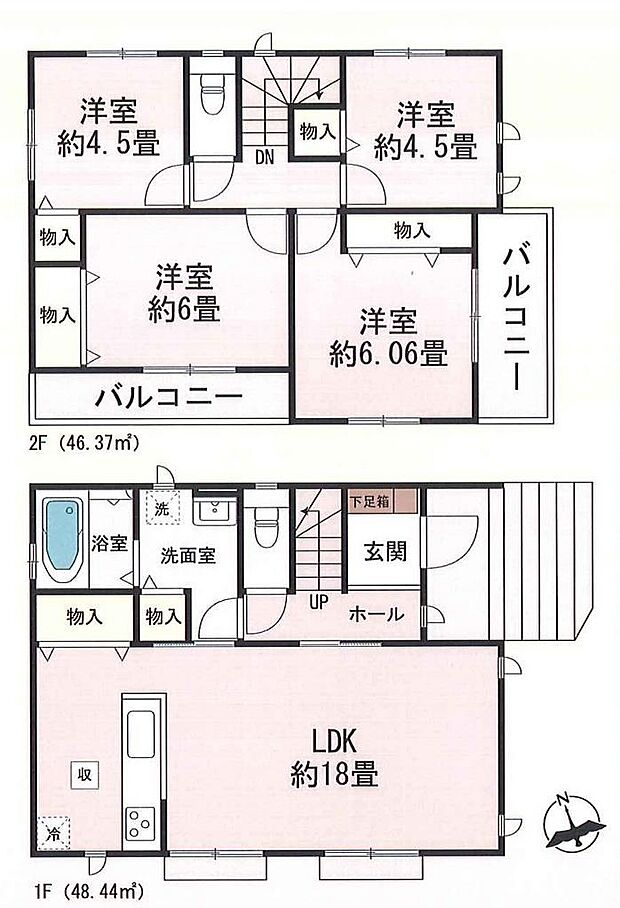 4LDK、LDK18帖